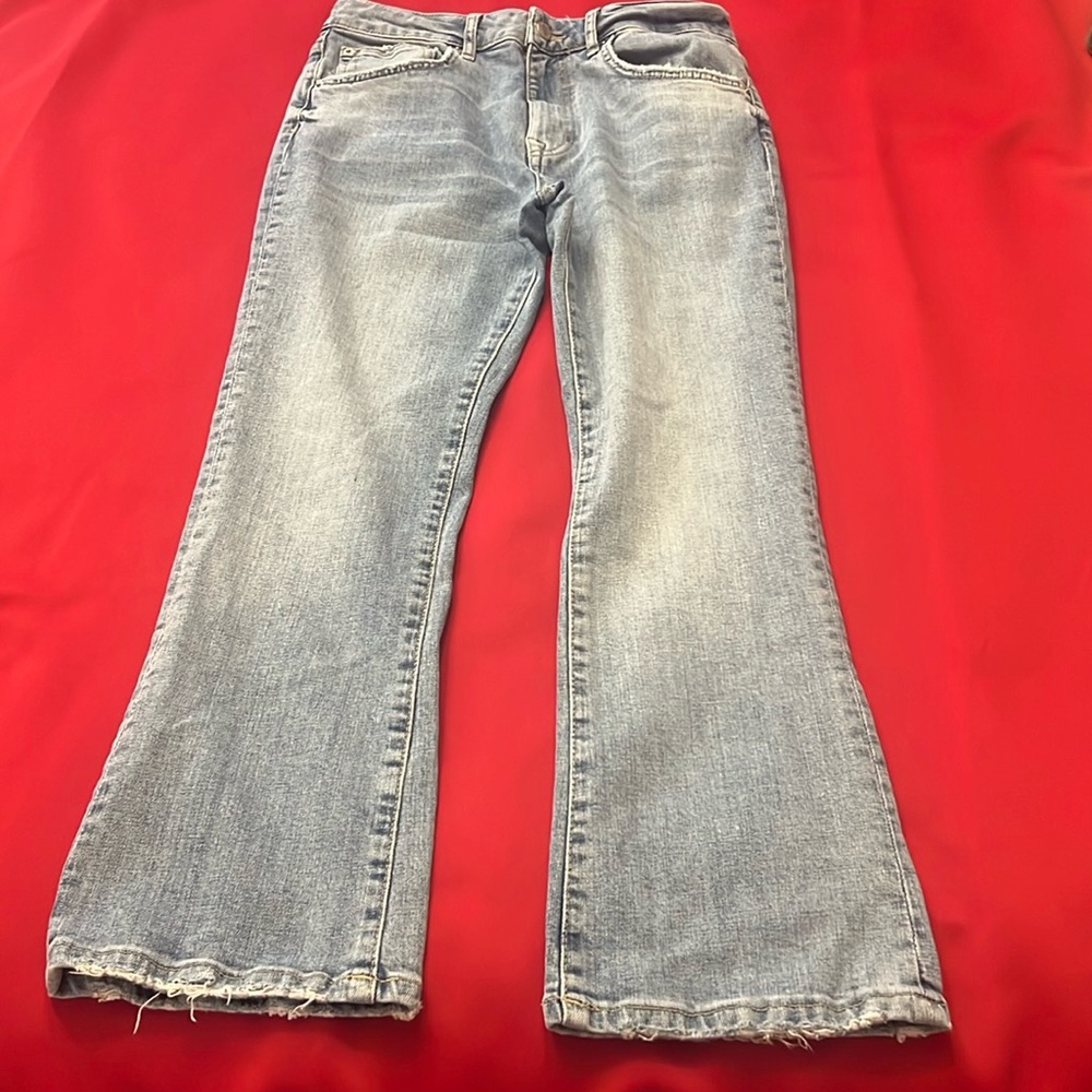 Zara Straight leg Ankle Light blue Size 6